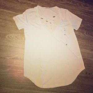 T-shirt cut out